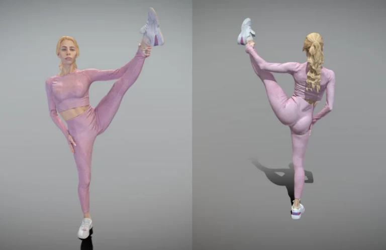 Beautiful-woman-stretching