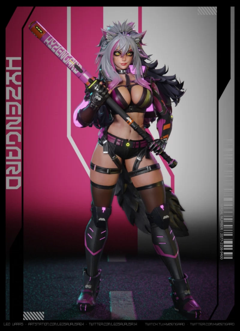 Hyzengard-Cyberpunk-Wolf-Girl