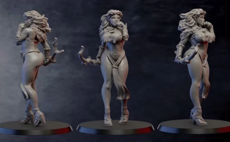 Wood elf Female pin-up