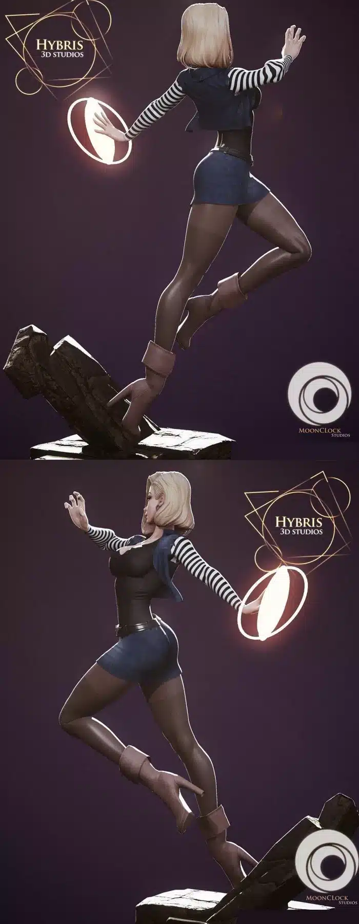 Dragon Ball – Cannon C18 ,STL-bestand voor 3D-printers.