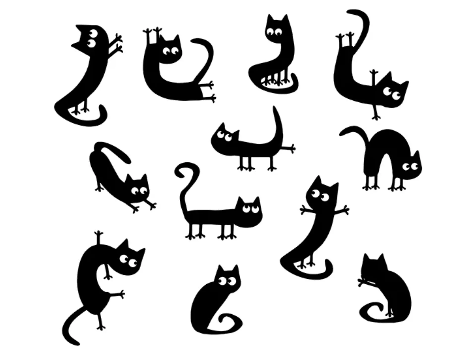 Cat set ,STL-bestand voor 3D-printers.