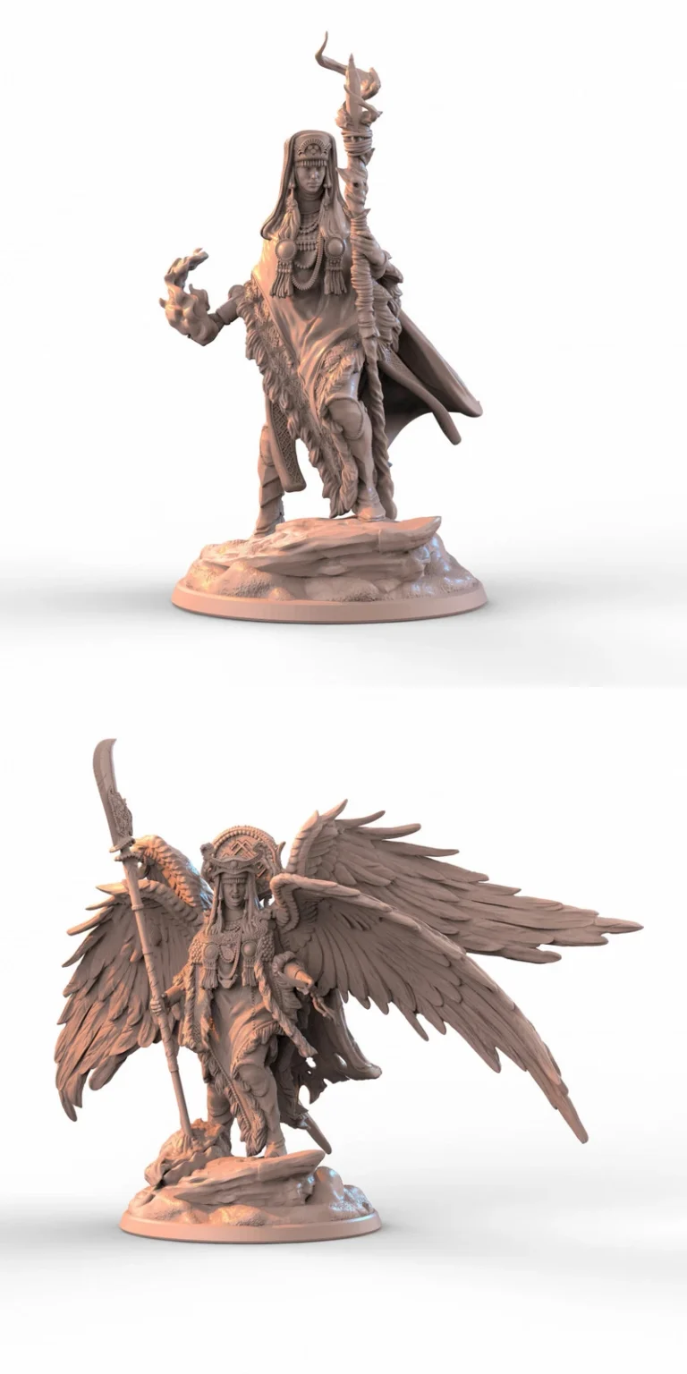 Alkonost and Mage – 3D STL-bestand