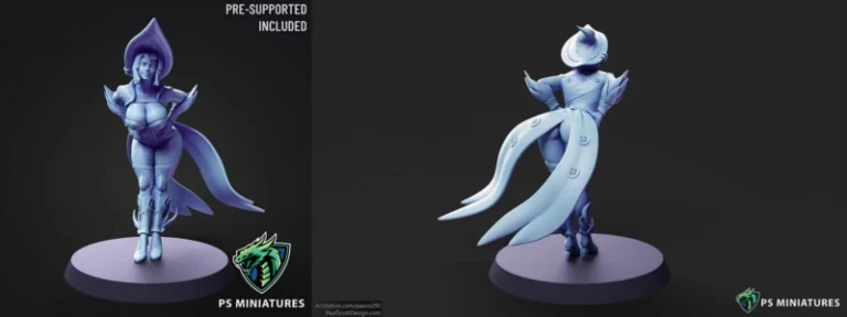 Arcane Witch – 3D STL-bestand