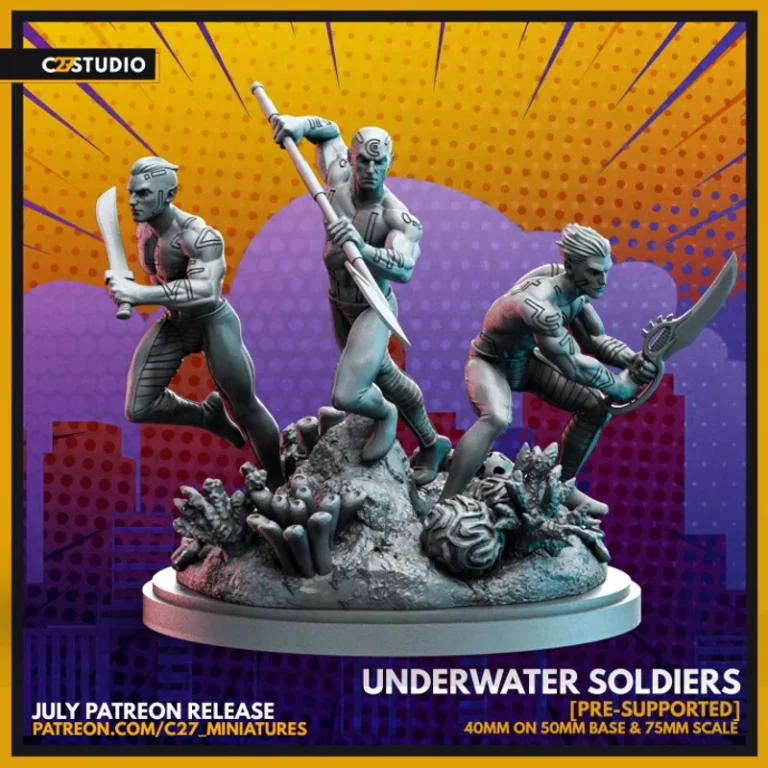 Atlantean Goons (Underwater Soldiers)