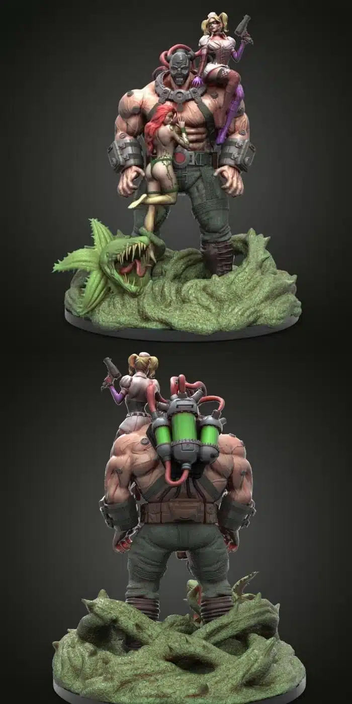 Bane Diorama ,STL-bestand voor 3D-printers.