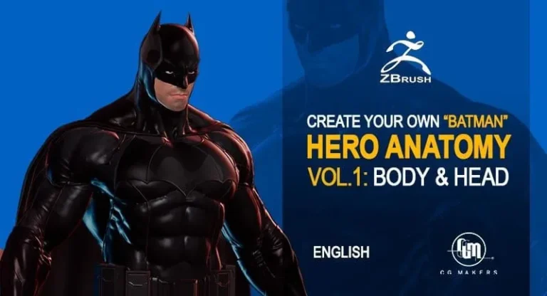 Batman Vol 1 – Body and head ,STL model voor 3D printer.