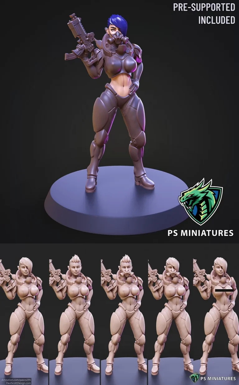 Cyberpunk Mercenary Pose 1