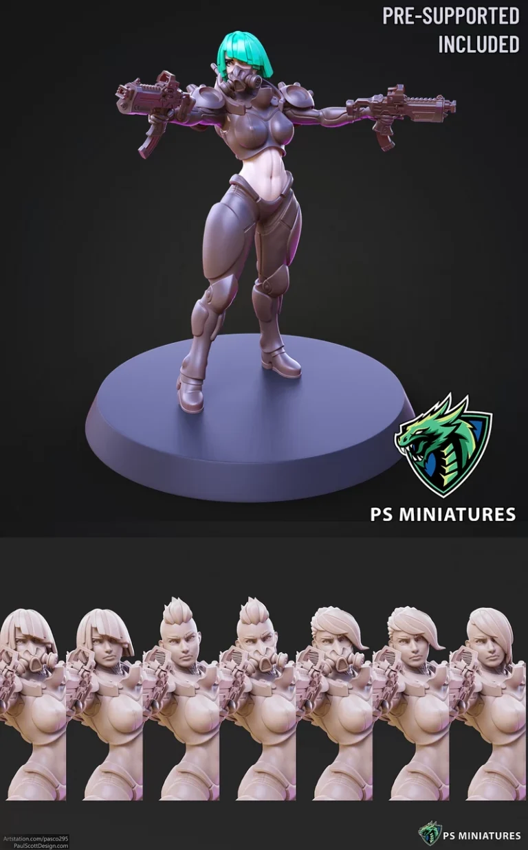 Cyberpunk Mercenary Pose 3