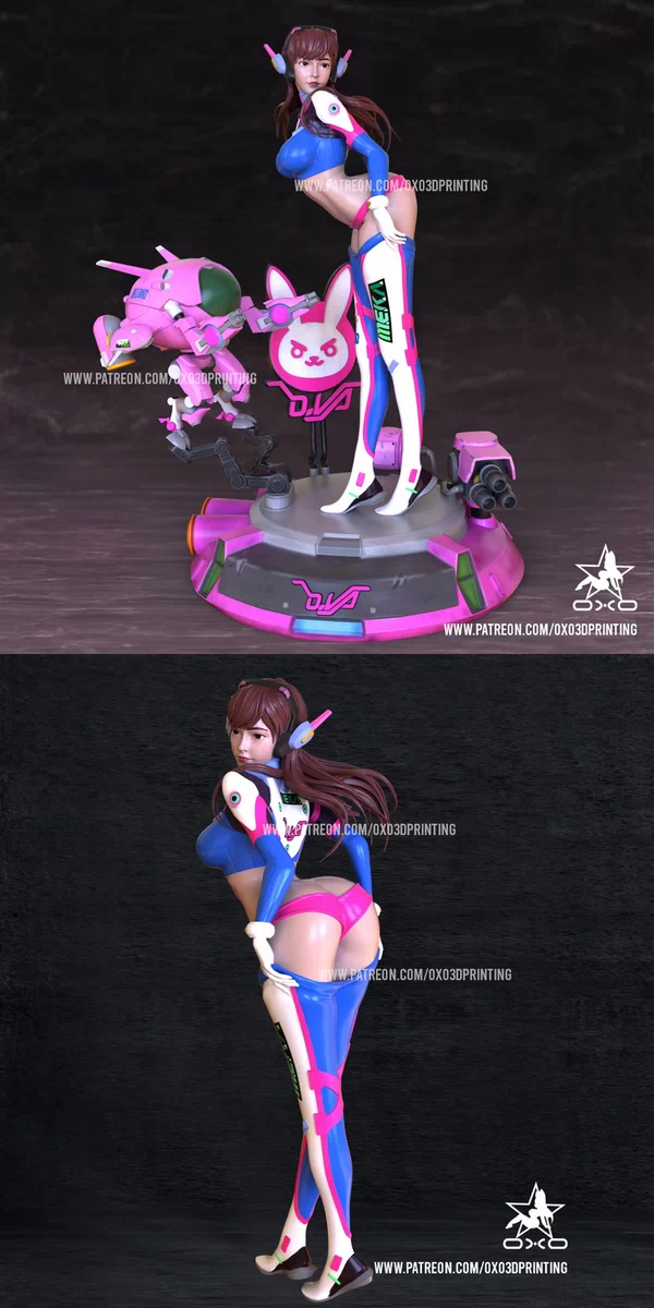 D.Va – Overwatch ,3d Model STL.