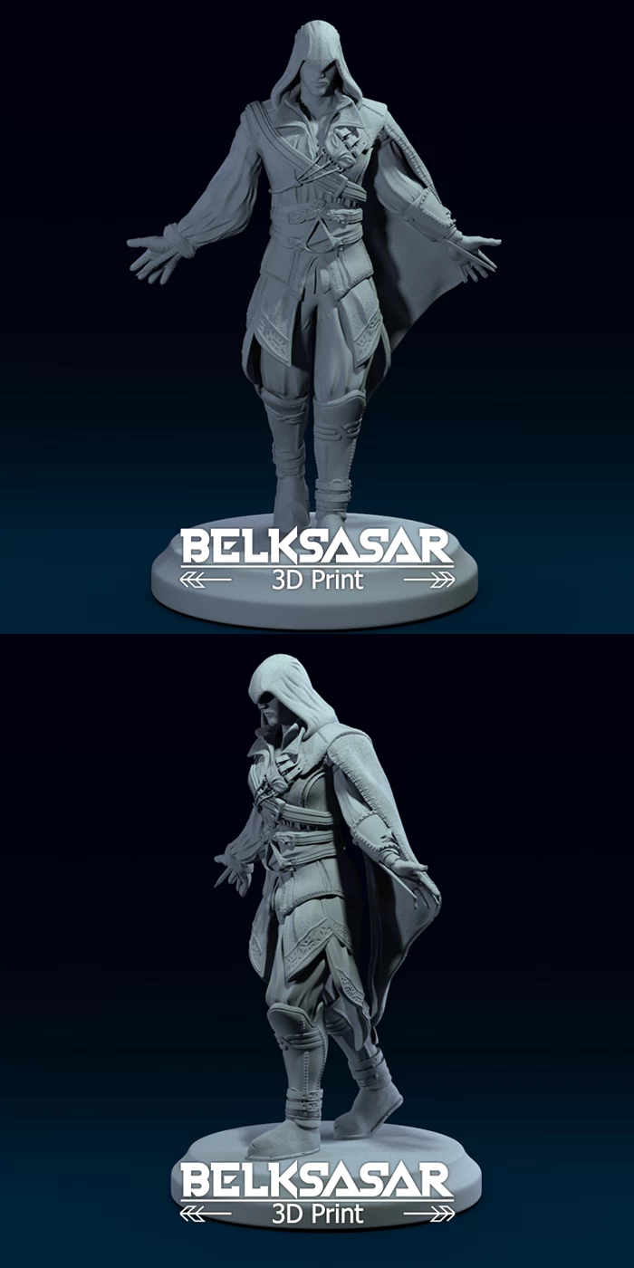 Ezio Auditore ,STL-bestand voor 3D-printers.
