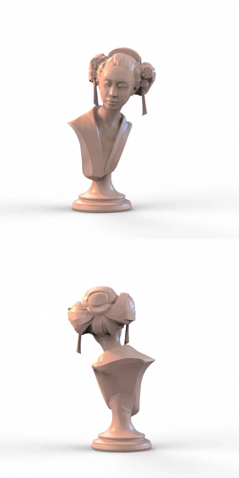 Geisha – 3D STL-bestand