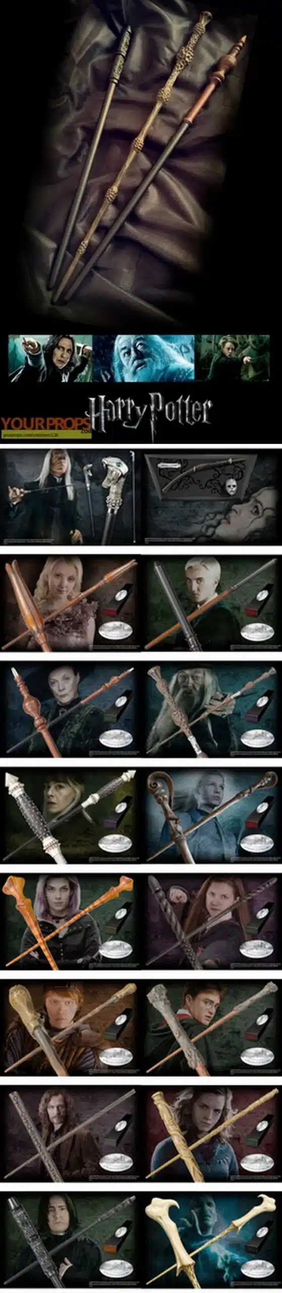 Harry Potter movies – Wands ,STL-bestand voor 3D-printers.