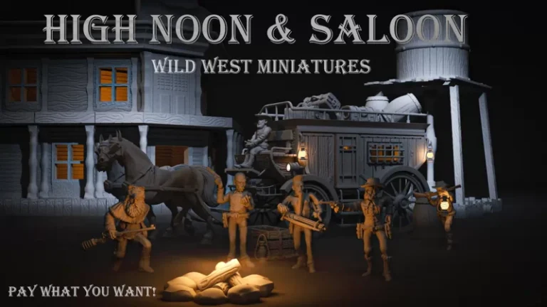 High Noon & High Noon Saloon -Miniature Set