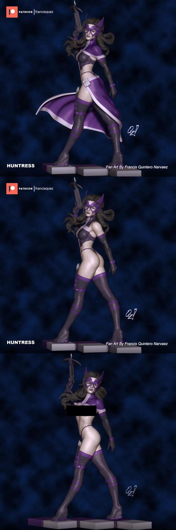 Huntress ,STL-bestand voor 3D-printers.