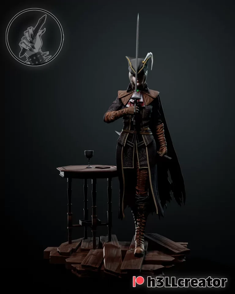 Lady Maria Sculpture and Bust