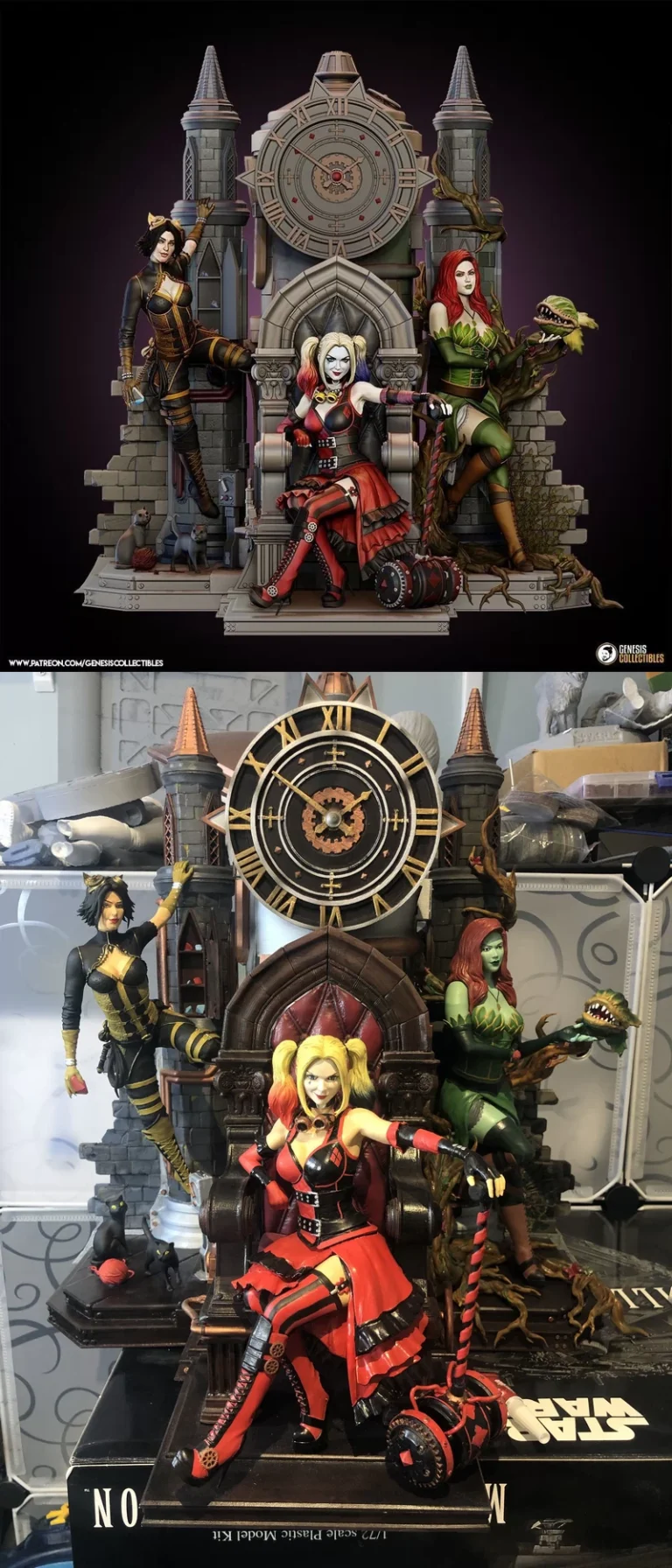 Steampunk Gotham City Sirens – Harley Quinn, Poison Ivy, Catwoman