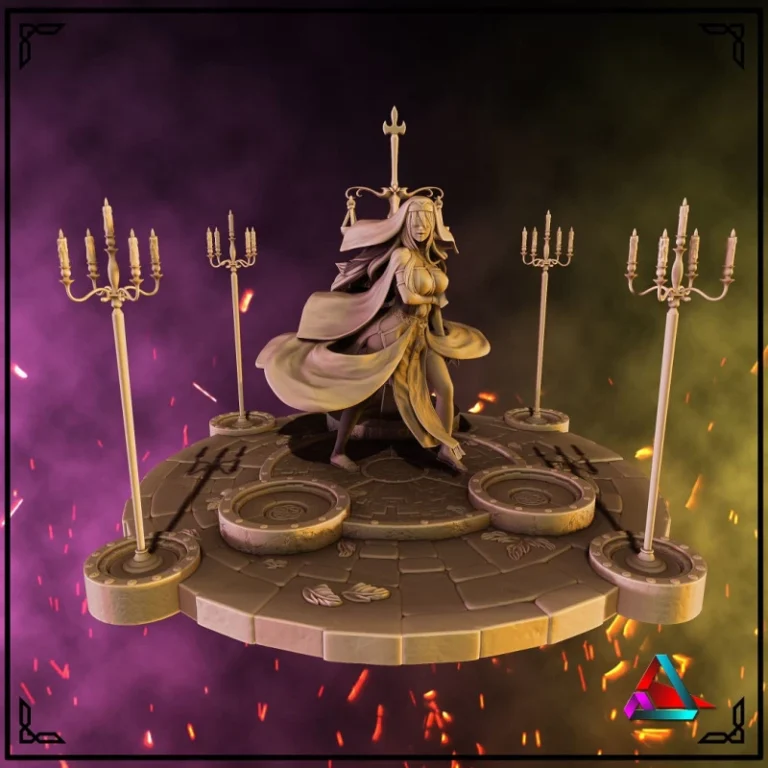 Sword Maiden ,STL model voor 3D printer.