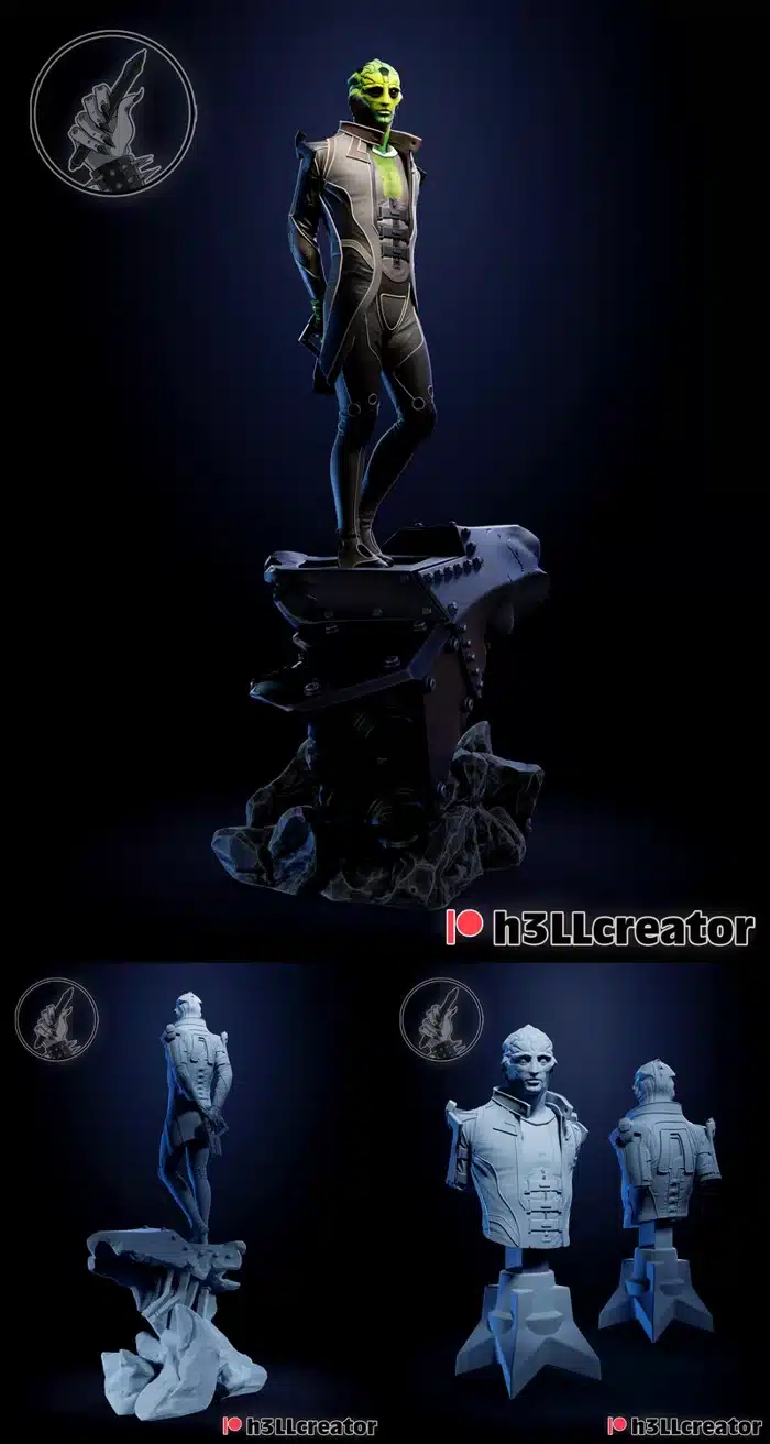 Thane Krios ,STL-bestand voor 3D-printers.