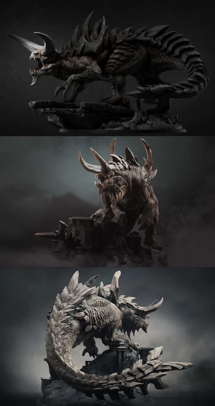 Titan Tarrasque ,3d Model STL.