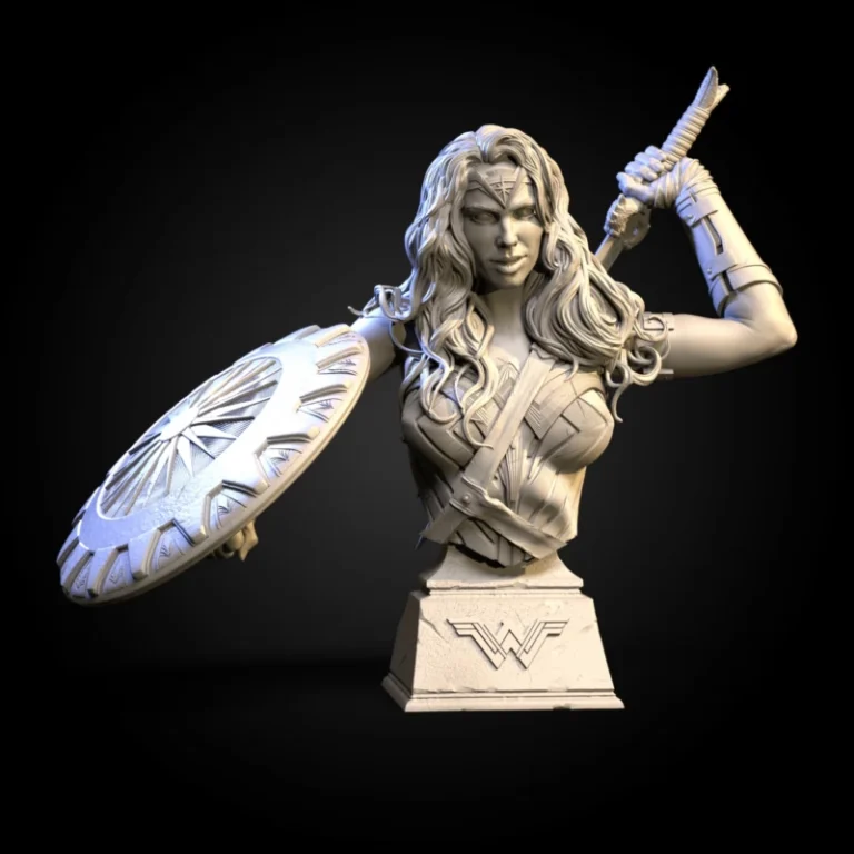Wonder Woman Bust – 3D STL-bestand
