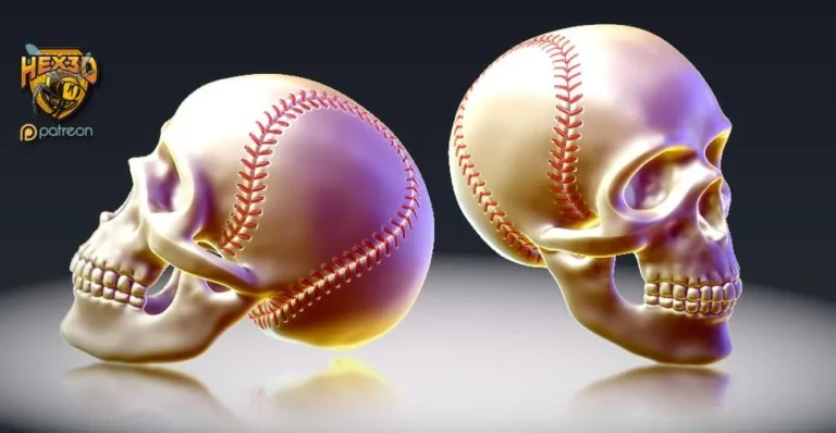 Baseball Skull, 3d Model STL.