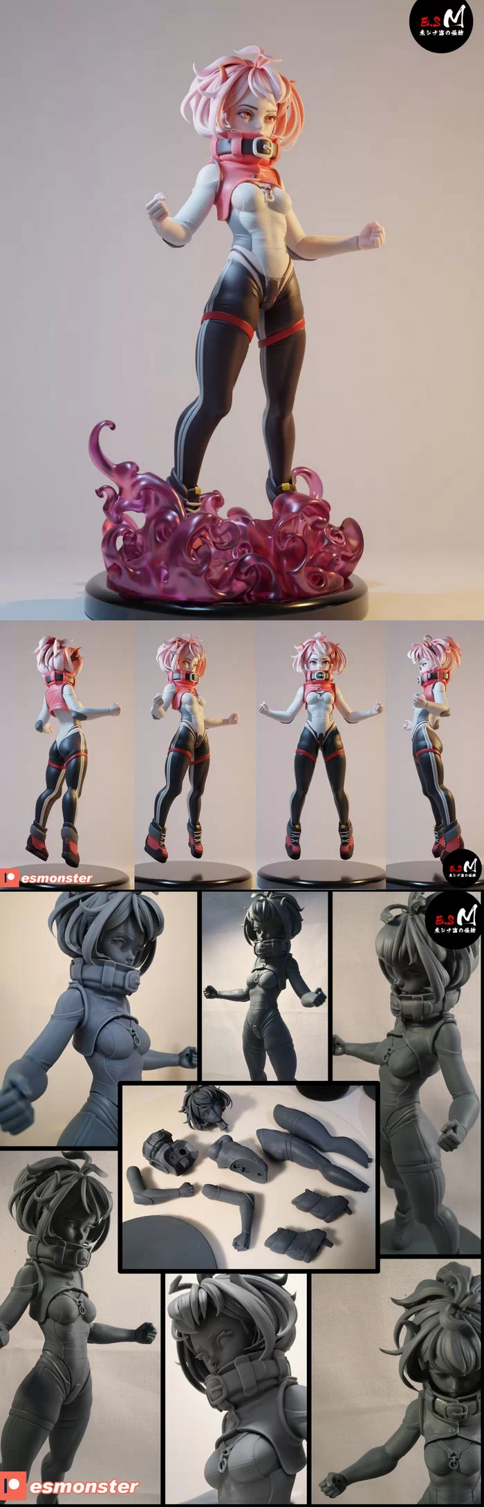 Bull Demon Production Process P02 ,Free 3d Model STL.