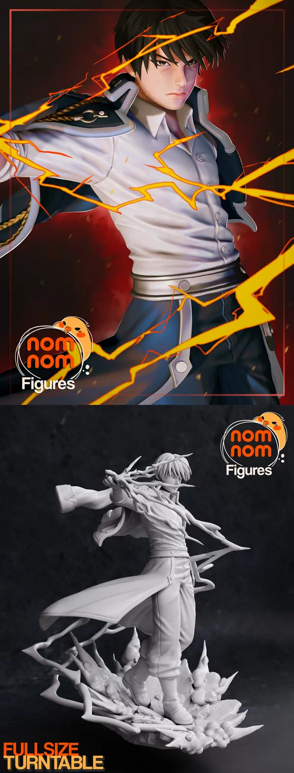 NomNom – Roy mustang ,3d Model STL.