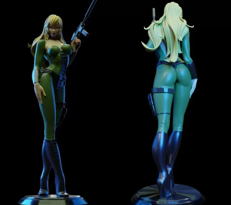 Space adventure – Cobra – Jane Royal , Free 3d Model STL.