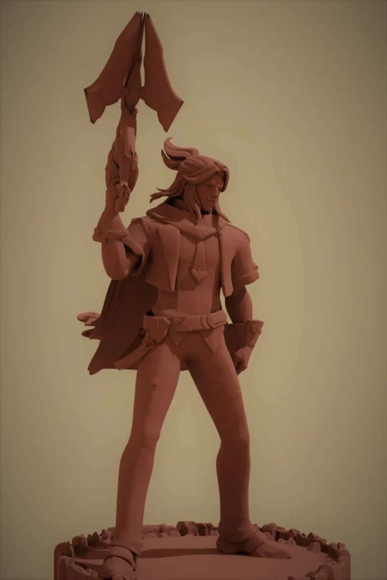 Akshan , Free 3d Model STL.