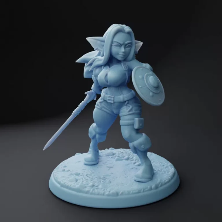Angy, the Mercenary Goblin , Free 3d Model STL.