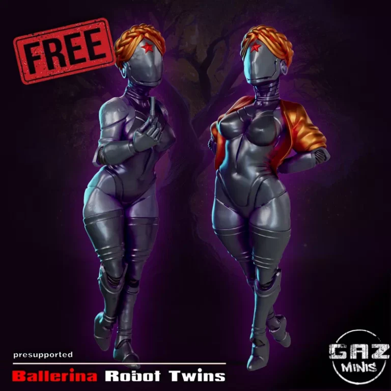 Atomic Heart Ballerina Twins , Free 3d Model STL.
