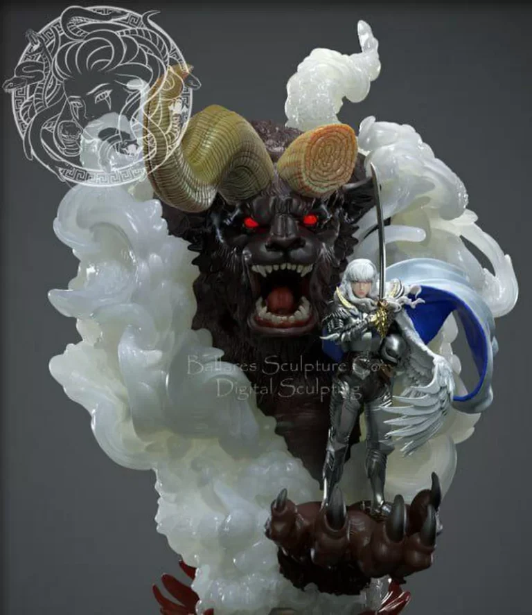 Berserk Griffith , Free 3d Model STL.