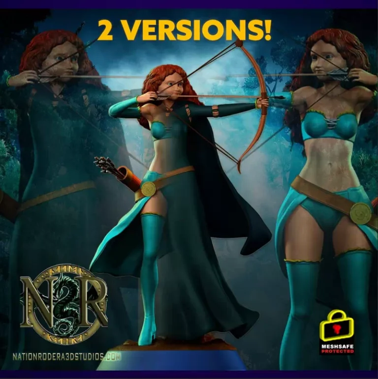 Brave , Free 3d Model STL.