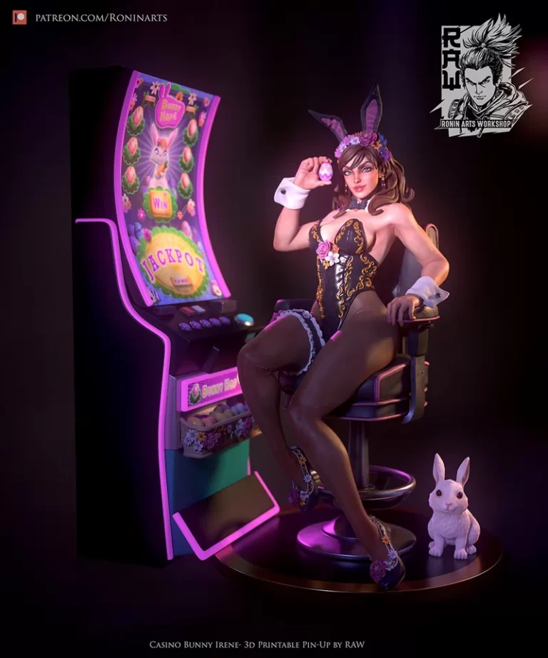 Bunny Irene , Free 3d Model STL.