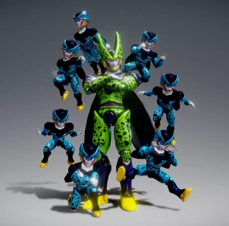 Cell and Cell Juniors , Free 3d Model STL.