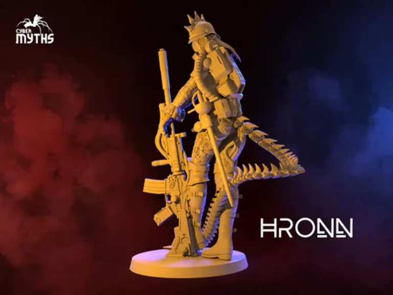 Cyber Myths – Hronn , Free 3d Model STL.