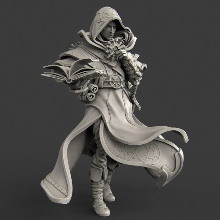 Elf Priest Nerikson , Free 3d Print Models.
