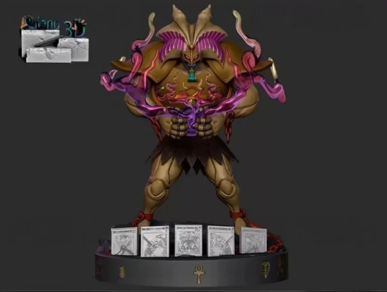 Exodia YU GI OH , Free 3d Model STL.