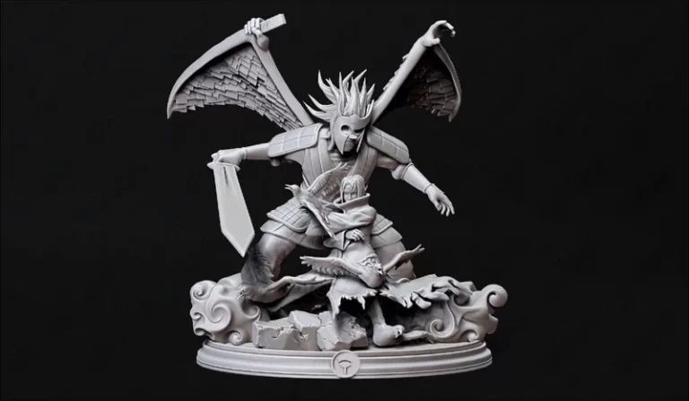 Itachi & Susano. Naruto , Free 3d Model STL.