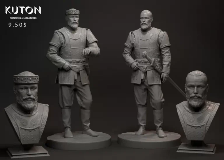 King Harald , Free 3d Model STL.