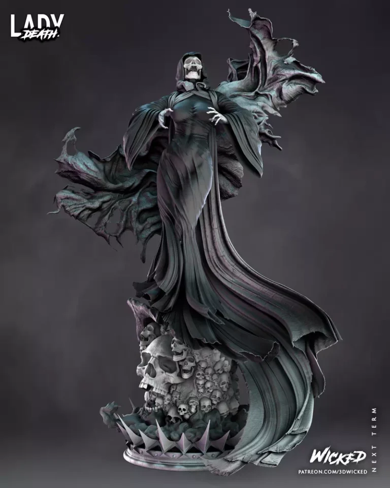 Lady Death , Free 3d Model STL.