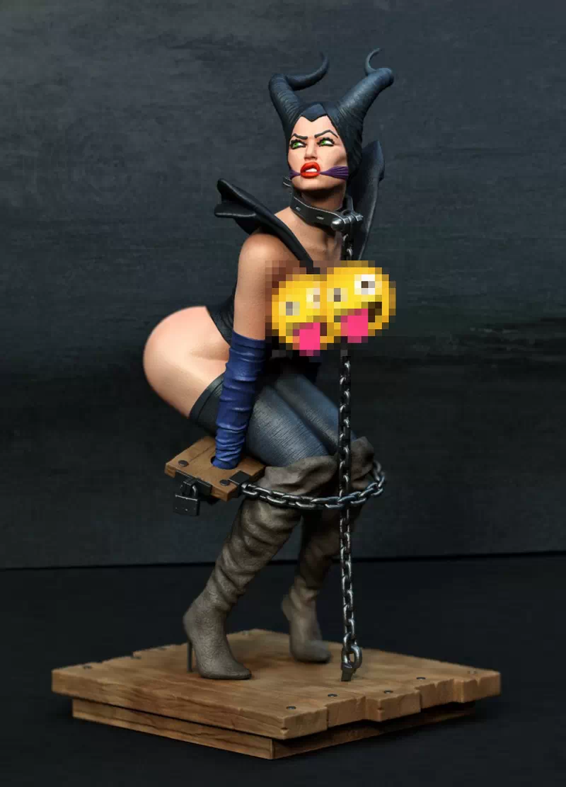 Maleficent witch , Free 3d Model STL.