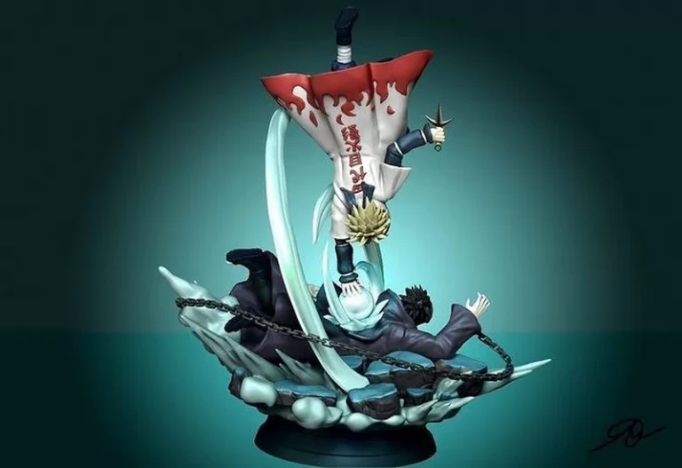 Minato vs Obito – Naruto , Free 3d Model STL.