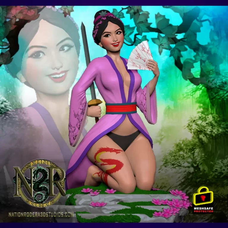 Mulan , Free 3d Model STL.