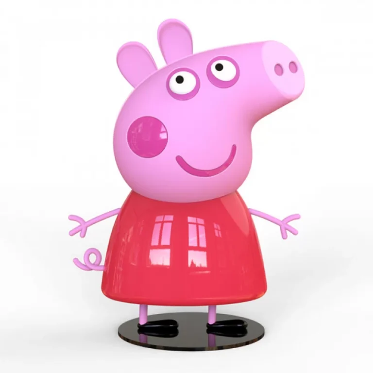 Peppa Pig , Free 3d Model STL.