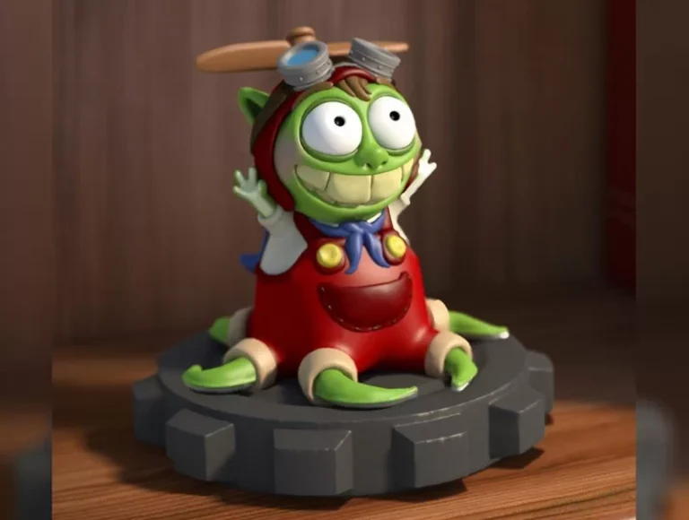 Pet Monster Pipsquid , Free 3d Model STL.