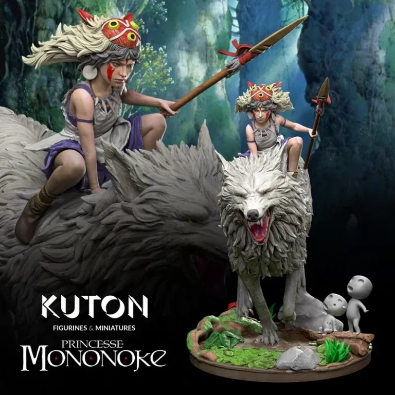 Princess Mononoke , Free 3d Model STL.