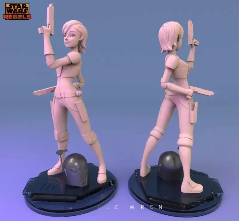 Sabine Wren – Star Wars Rebels , Free 3d Model STL.