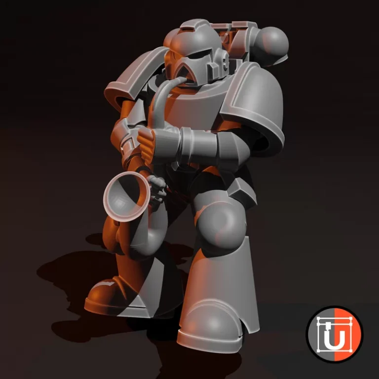 Sax Marine , Free 3d Model STL.
