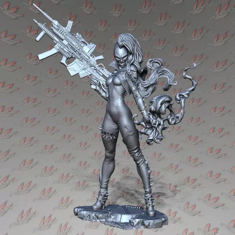 She – Spawn , Free 3d Model STL.